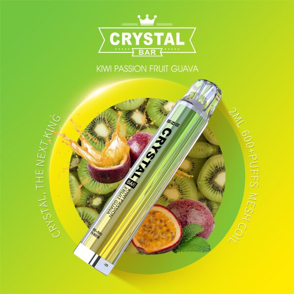 Crystal Vape - Kiwi Passion Fruit Guave