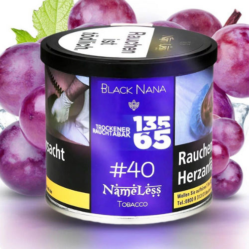 Nameless - Dry Base Pfeifentabak - Black Nana #40 - 65g