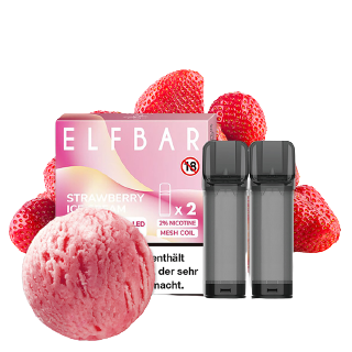 ELFA Pods by Elfbar - Strawberry Ice Cream (2er Packung)