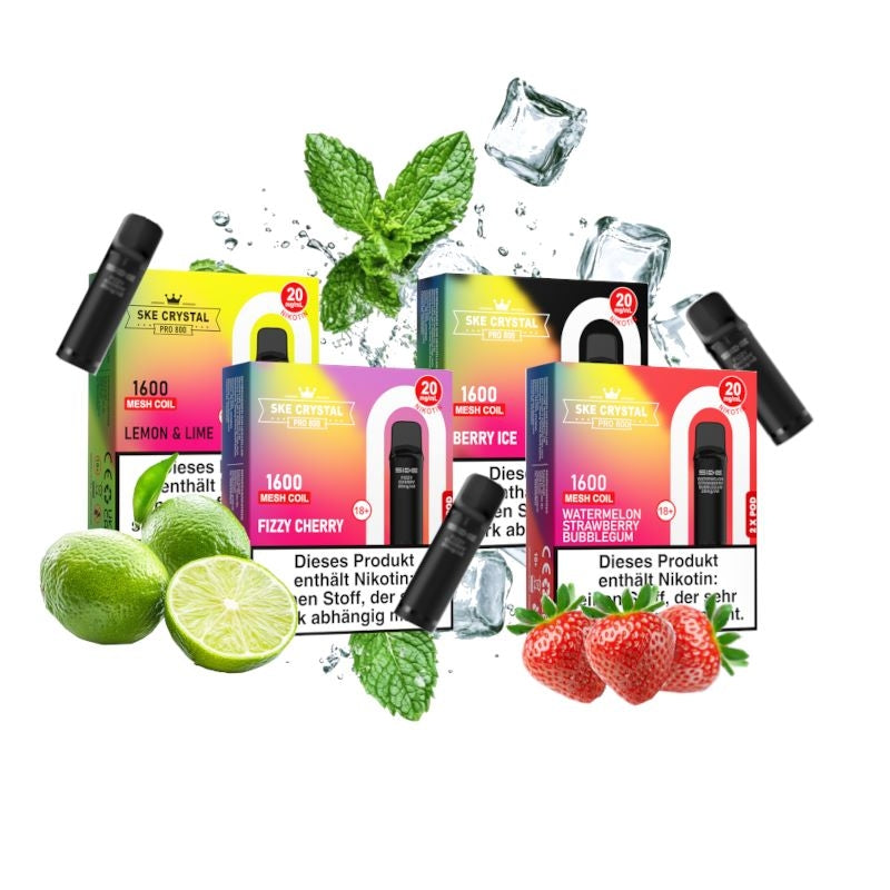 SKE Crystal PRO 800 Pods I Wähle deine Sorte aus
