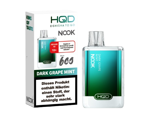HQD Nook - Dark Grape Mint Shisha Supply Hamburg HQD Nook - Dark Grape Mint Shisha Supply Hamburg