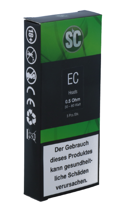 SC EC Heads 0,5 Ohm (5er Pack)