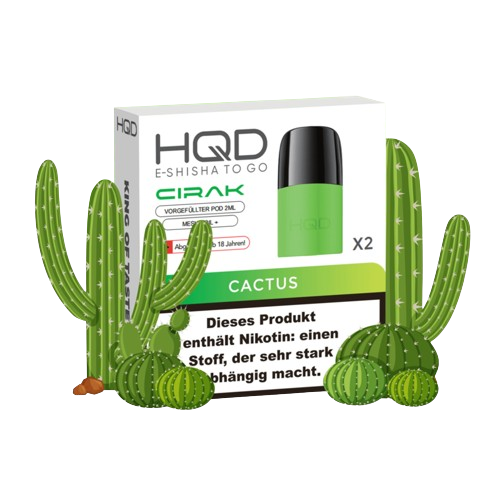 HQD Cirak Pod - Cactus (2er Packung)