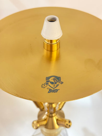 The Beast Wasserpfeife - Gold Diamond im Set