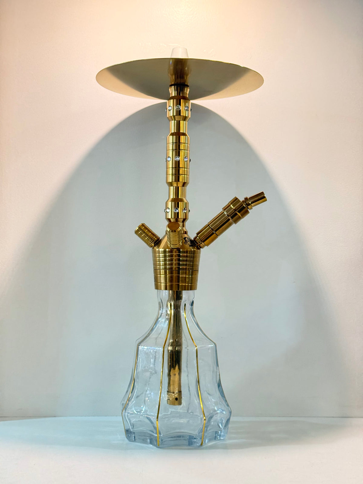 The Beast Wasserpfeife - Gold Diamond im Set