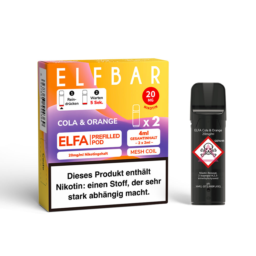 ELFA Pods by Elfbar - Orange Cola (2er Packung)