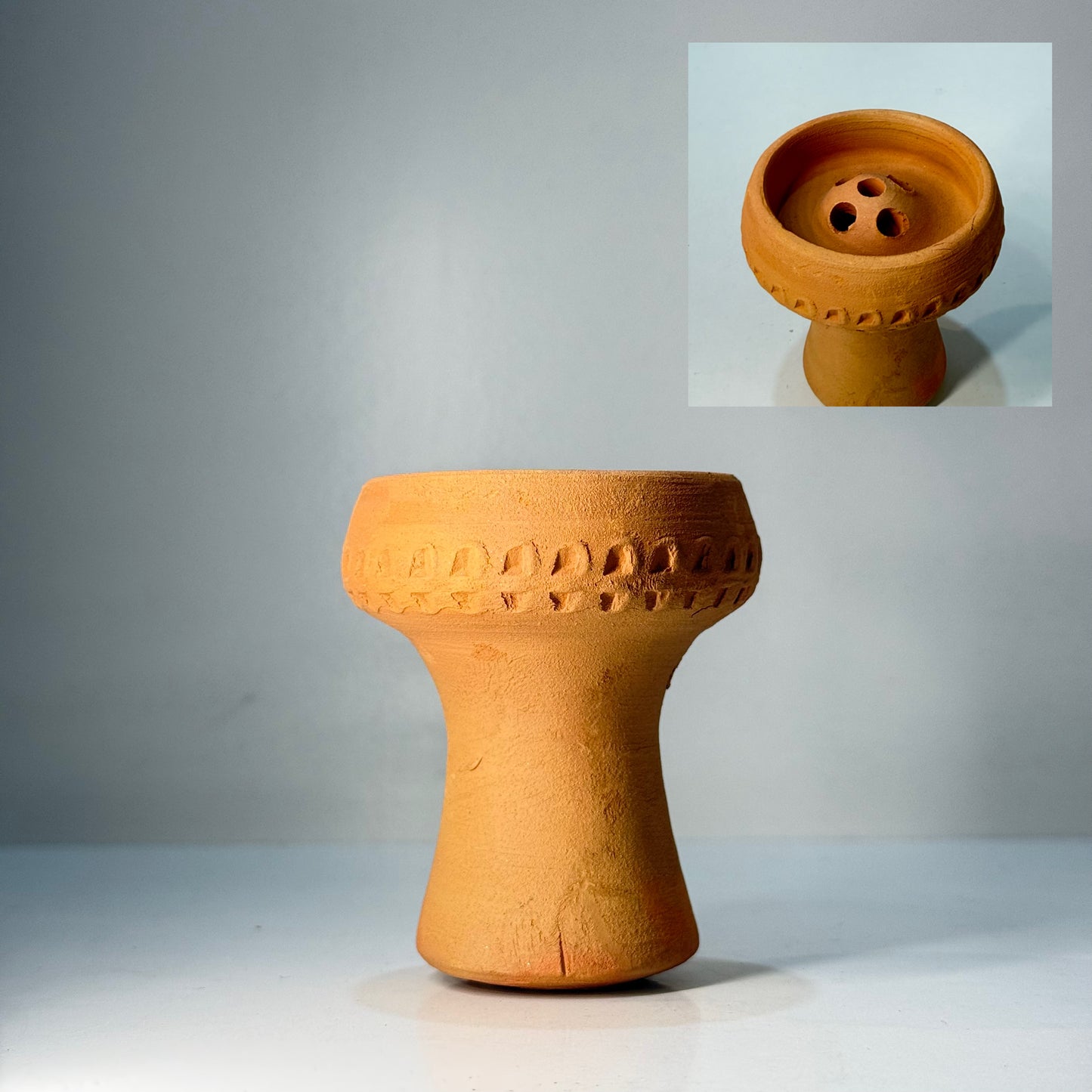 Shisha Kopf aus Ton – Handgefertigte Qualität