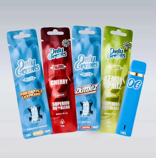 Only Grams Prime Superior 96% - Wähle deine Sorte aus