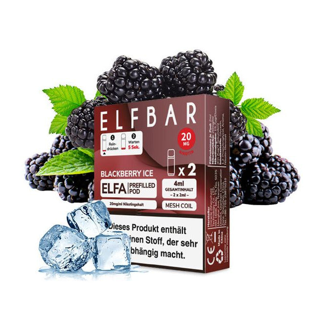 ELFA Pods by Elfbar - Blackberry Ice (2er Packung)