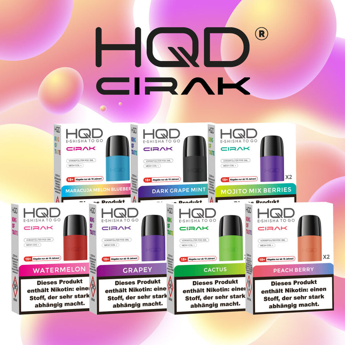 HQD Cirak Pods (2er Pack)  - Wähle deine Sorte aus