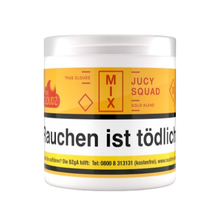 True Cloudz Mix - Dry Base mit Aroma - Juicy Squad 65g