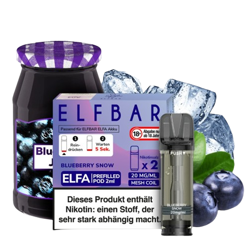 ELFA Pods by Elfbar - Blueberry Snoow (2er Packung)