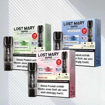 Lost Mary Tappo Pods by Elfbar - Wähle deine Sorte aus