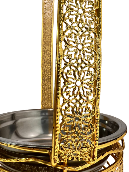 Kohlekorb Gold